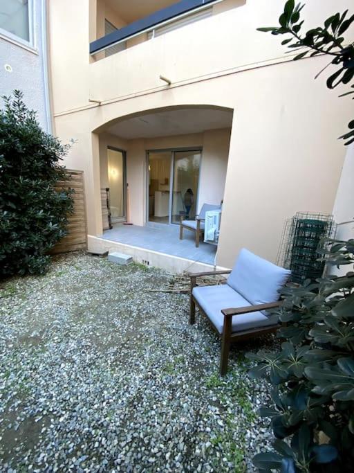 Apartamento Studio Cabine Avec Jardin Canet-en-Roussillon Exterior foto